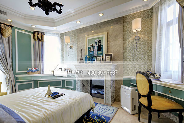 AL私人别墅 欧式软装设计 卧室