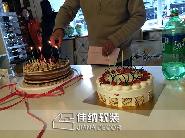 2016佳纳软装2月员工生日会