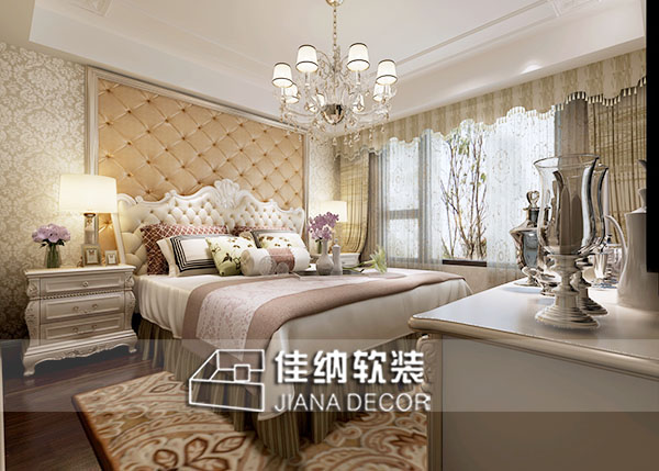 上海别墅软装设计中窗帘