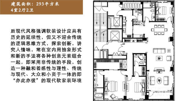 融创滨江壹号院293平米家装设计